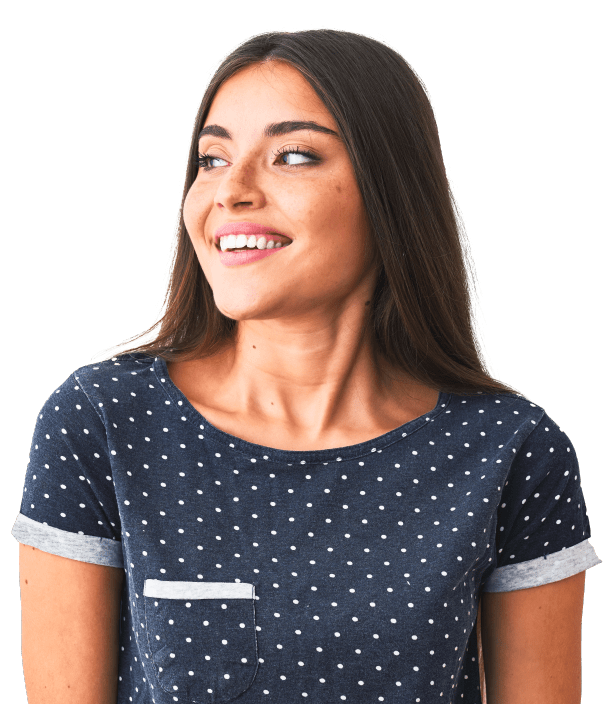 Woman with healthy smile